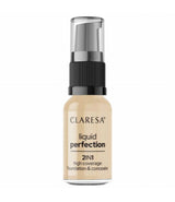 Claresa Liquid Perfection 2-in-1 Concealer og Foundation 103.5 Light Nude 18gr.