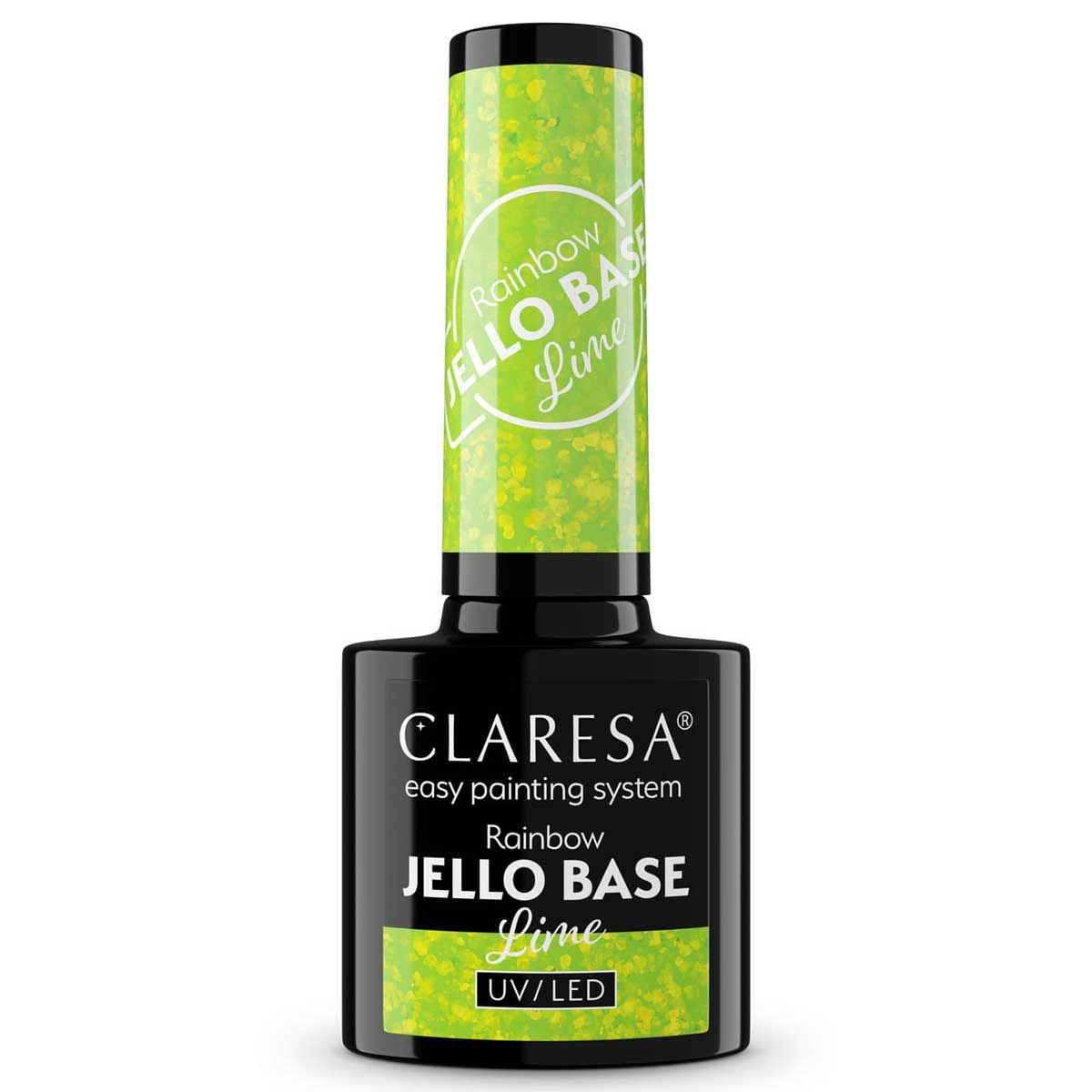 Claresa rainbow jello base coat lime 5ml
