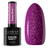Claresa uv led gel polish 5ml funky disco 5 violet vinyl