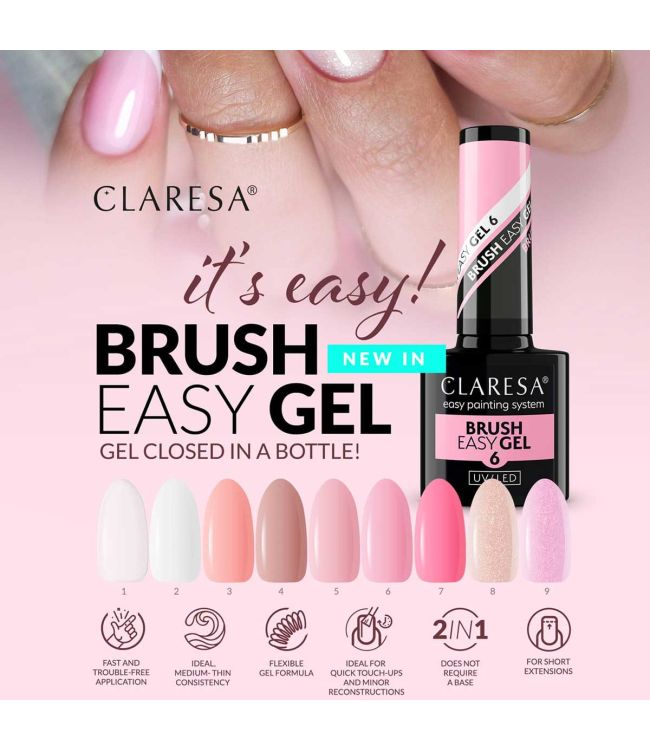 Claresa Pinsel einfach Gel 9 5ml