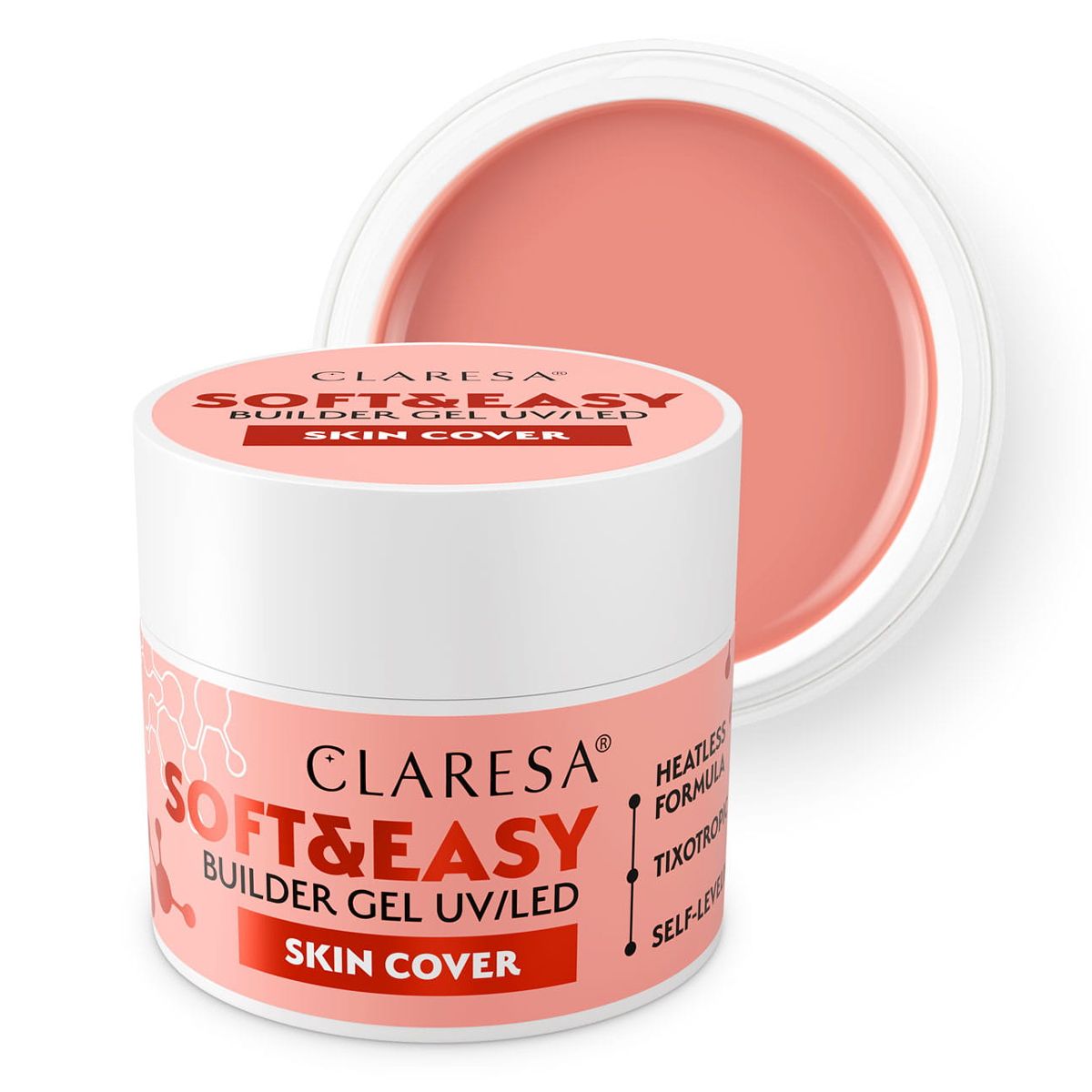 Claresa Keratin Soft Easy Builder Gel Hautdeckel 12gr.
