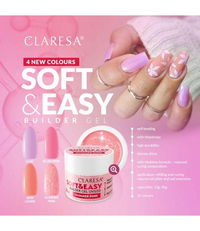 Claresa Keratin Soft Easy Easy Builder Gel Skin Cover 45gr.