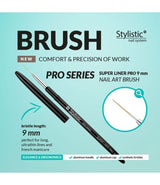 Stylistiskt superfoder Pro Brush 9mm