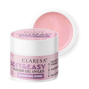 Claresa keratin soft easy builder gel blinking pink 90gr.