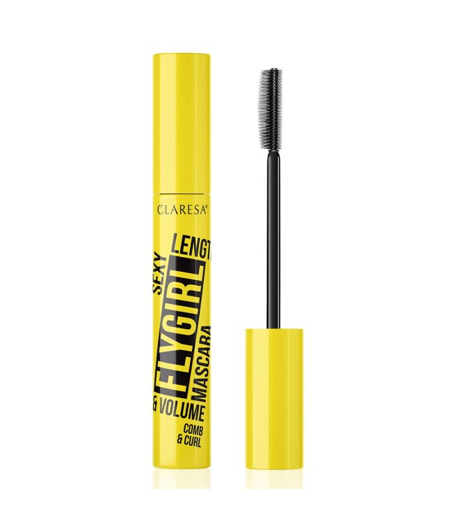 Claresa FlyGirl Comb Curl Sexet Lenght Volume Mascara Black 10ml