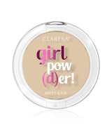 Claresa Girl Pow (D) er! Matt fix pressed Powder 02 Natural Beige 12gr.
