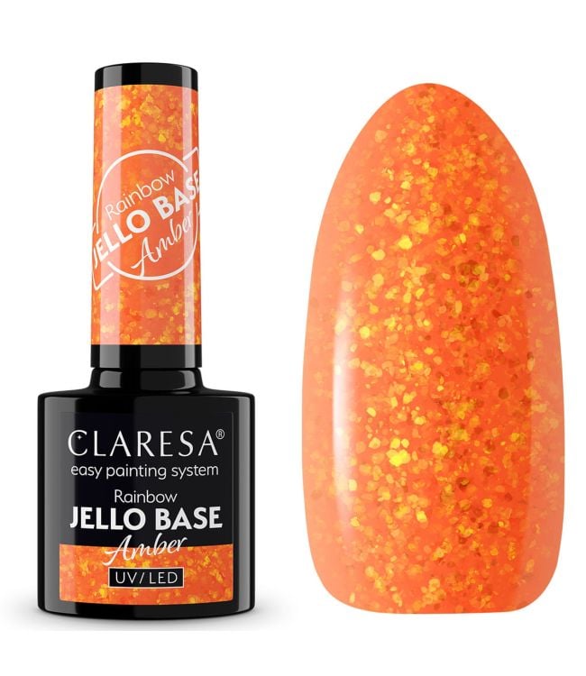 Claresa Rainbow Jello Base Coat Amber 5ml