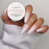 Claresa rubber gel 11 sparkle soft pink 90gr.