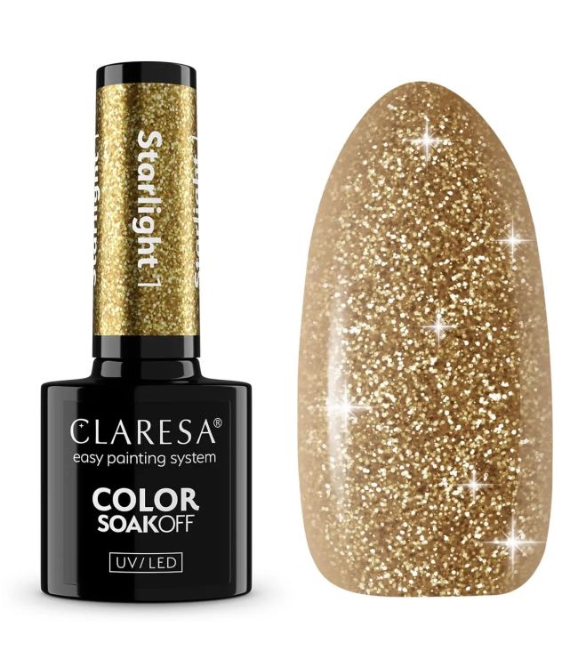 Claresa UV førte Gellak 5ml Starlight 1