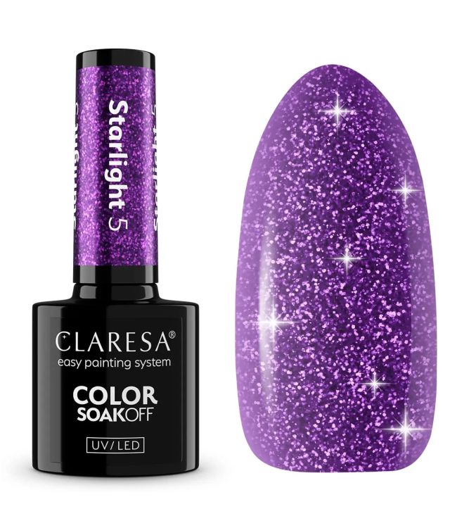 Claresa UV ledde Gellak 5 ml Starlight 5