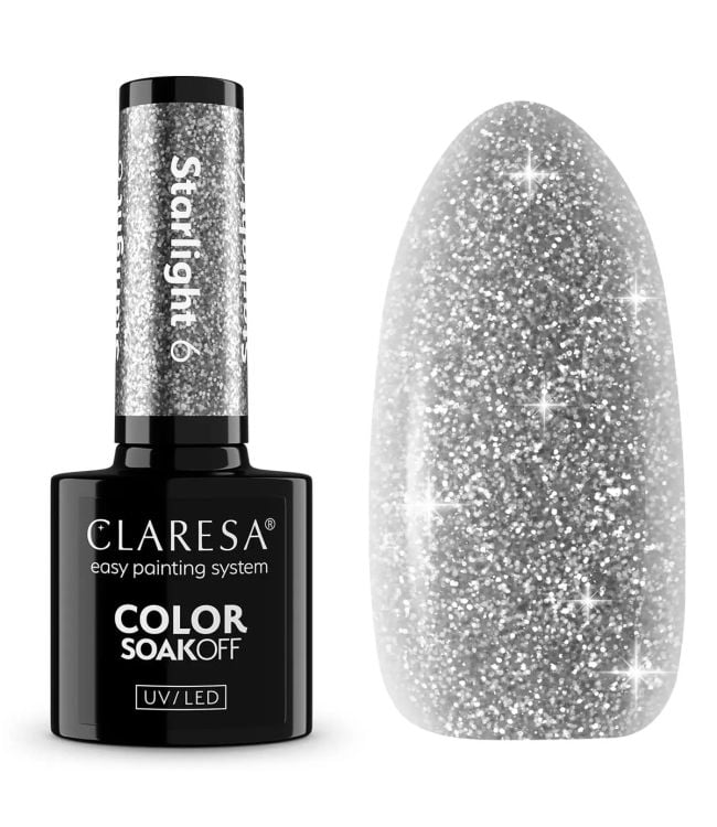 Claresa UV ledde Gellak 5 ml Starlight 6