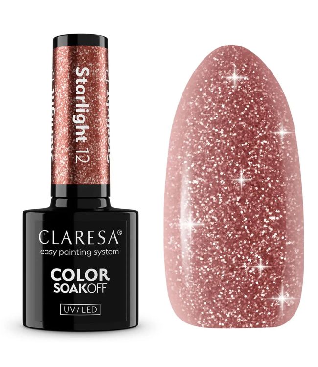 Claresa UV ledde Gellak 5 ml Starlight 12