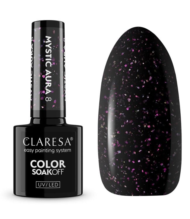 Claresa UV lideró a Gelak 5ml Mystic Aura 8