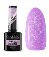 Claresa Brush Easy Gel Glitter Violet 5 ml