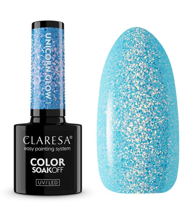 Claresa uv led gel polish 5ml unicorn glow 1