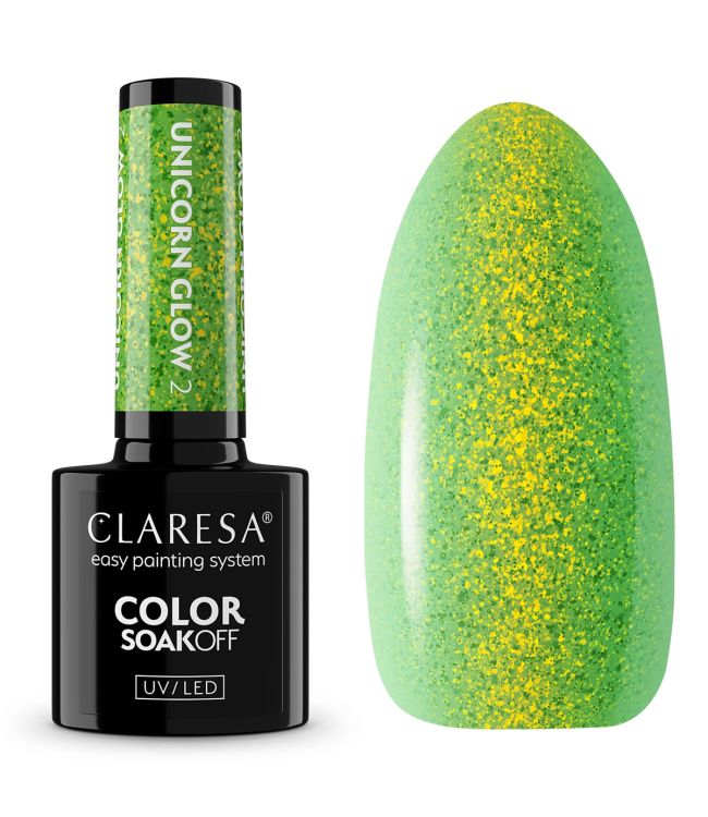 Claresa UV førte gellak 5ml enhjørning glød 2