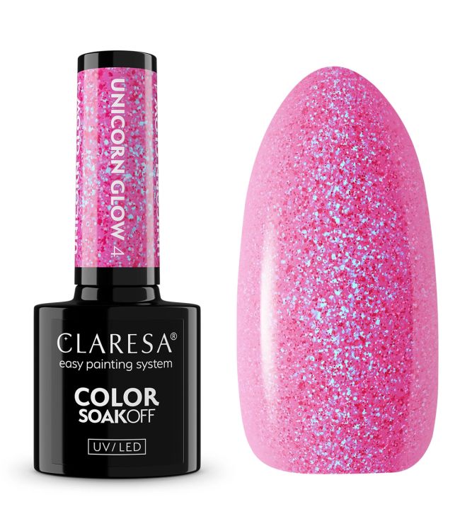 Claresa UV førte Gellak 5ml enhjørning glød 4
