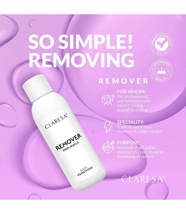 Claresa odstraňovač nehtů 500 ml
