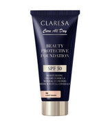 Claresa Beauty Protective Foundation SPF 50 1W Light Warm 30ml