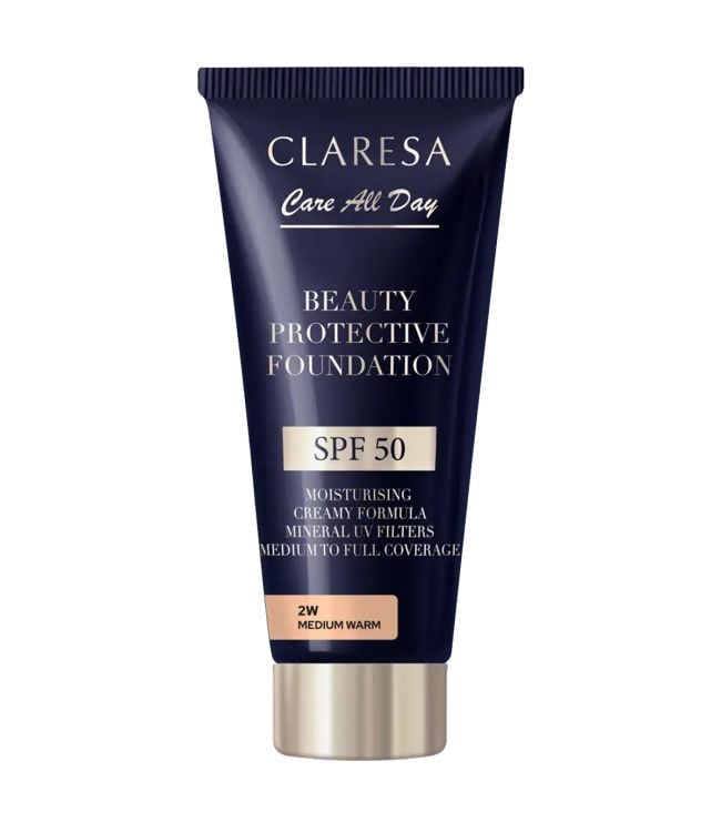 Claresa Beauty Protective Foundation SPF 50 2W Medium varm 30 ml