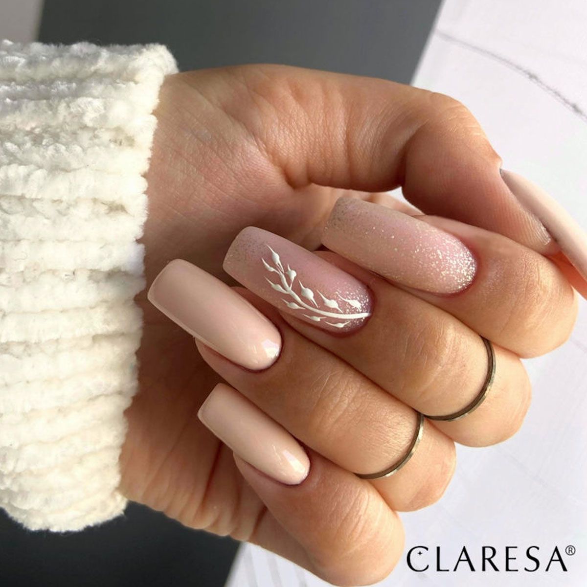 Claresa uv led gellak 5ml dusty rose 1