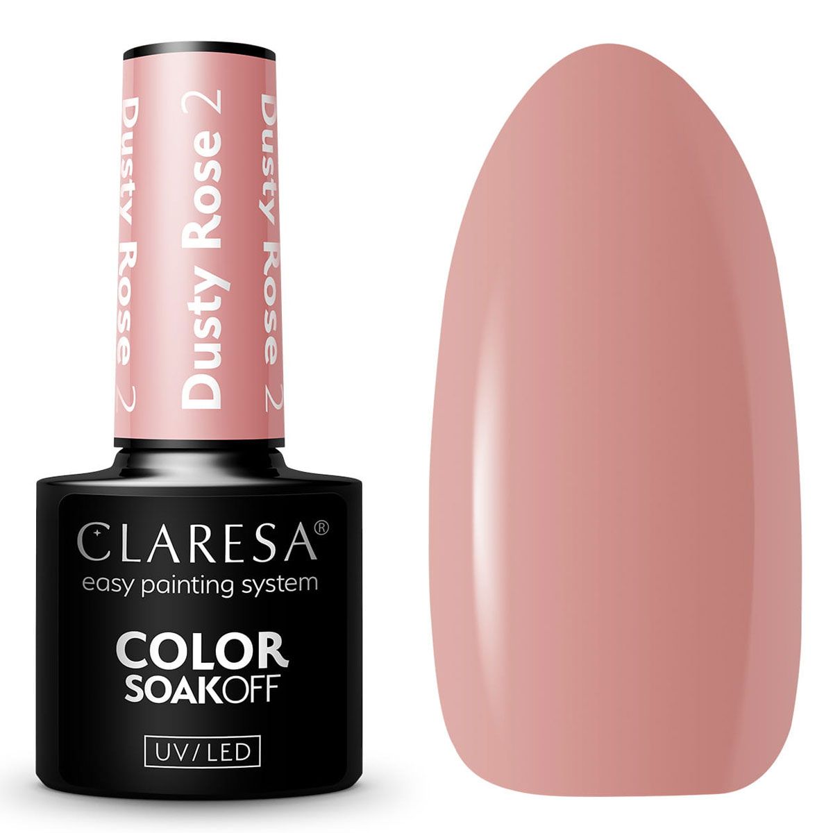 Claresa UV LED Gel Polish 5ml Dusty Rose 2