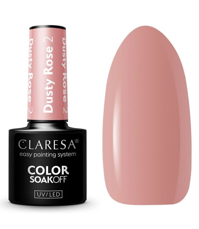 Claresa UV Led Gellak 5 ml Dusty Rose 2