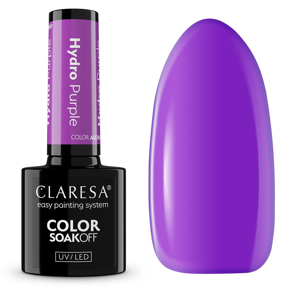 Claresa UV LED Gel Polish 5ml Color Alchemy - Hydro Purple