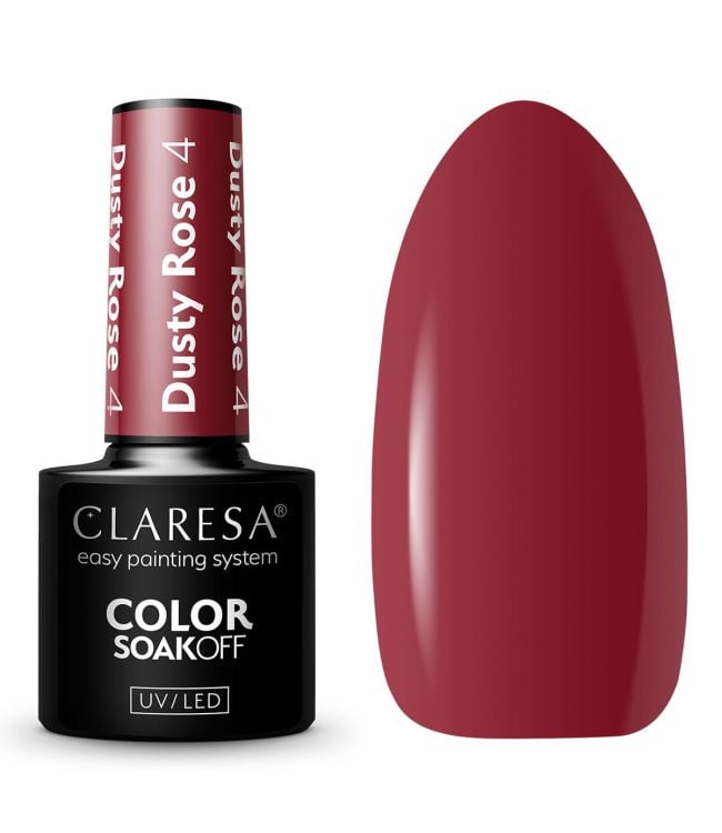 Claresa UV lideró a Gelak 5ml Dusty Rose 4