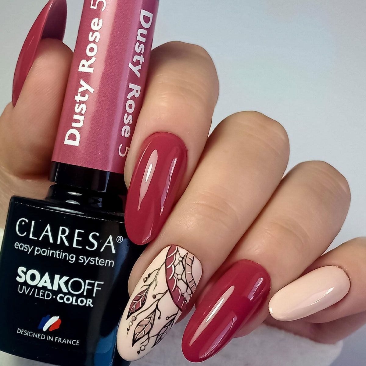 Claresa UV LED Gel Polish 5ml Dusty Rose 5