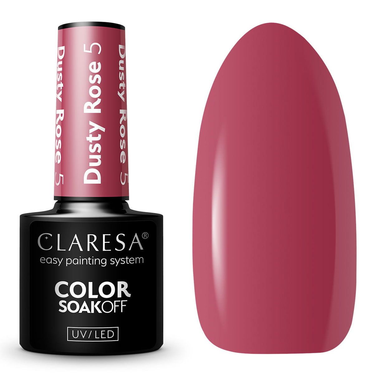 Claresa UV LED Gel Polish 5ml Dusty Rose 5