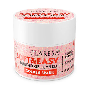 Claresa Keratin Soft Easy Builder Gel Golden Spark 12gr.