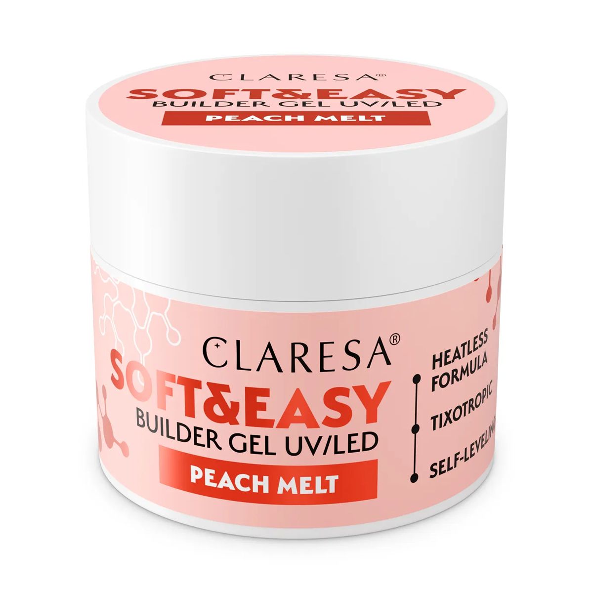 Claresa Keratin Soft Easy Builder Gel Peach Melt 12g.