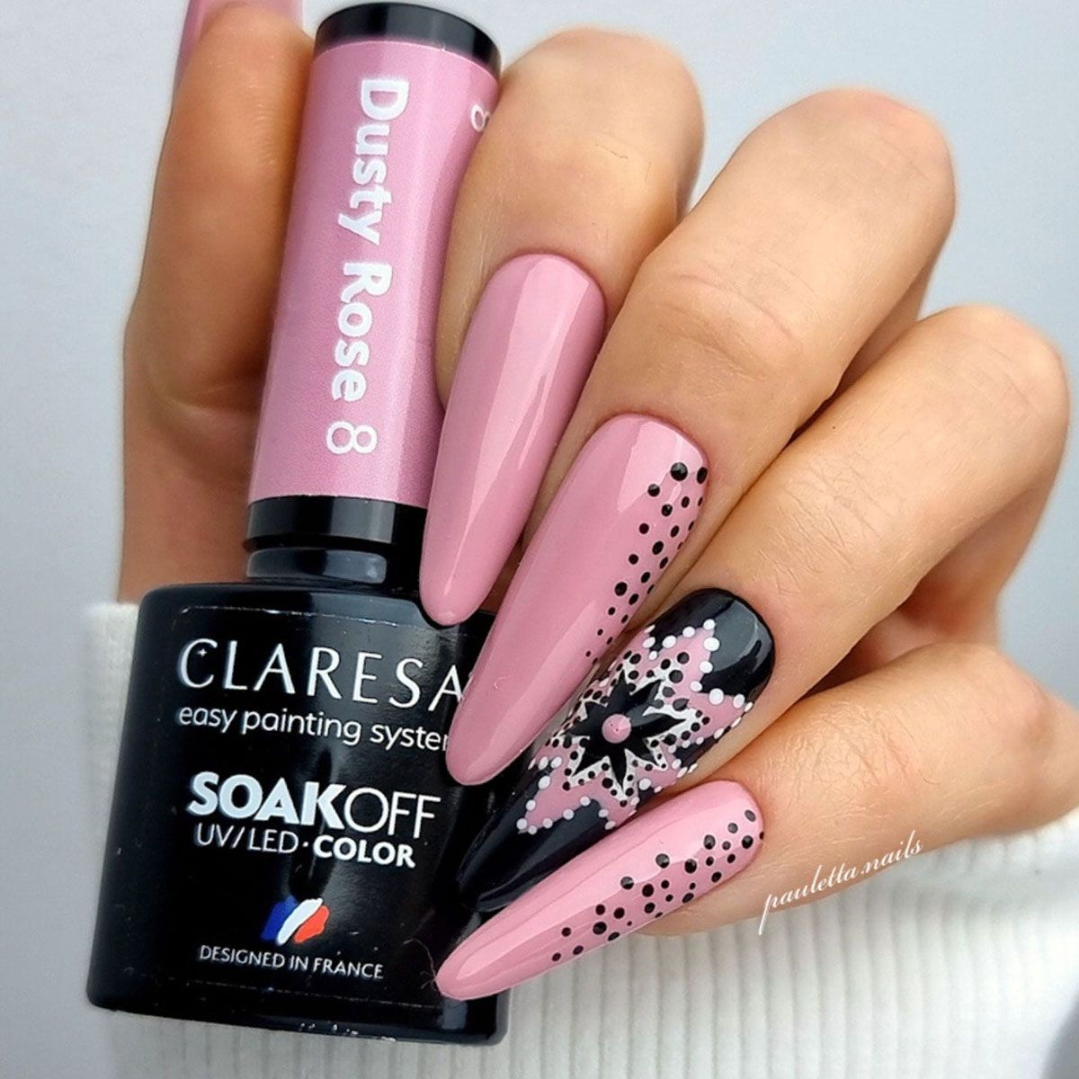 Claresa UV LED Gel Polish 5ml Dusty Rose 8