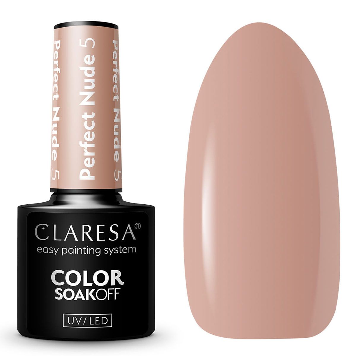 Claresa UV LED Gel Polish 5ml Perfect Nude 5
