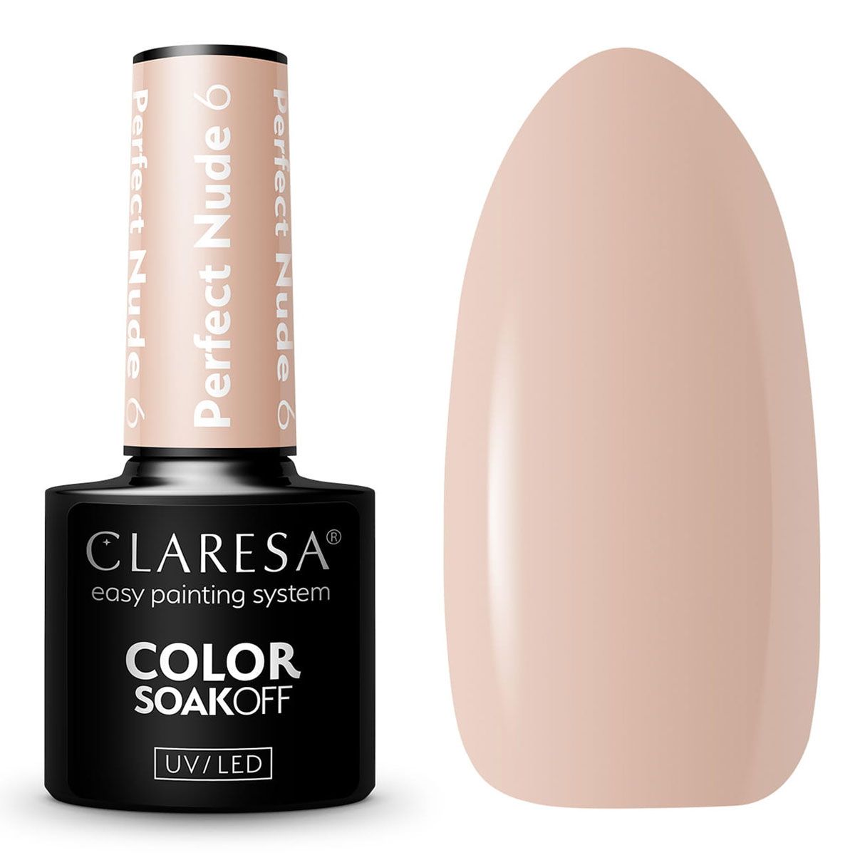 Claresa UV LED Gel Polish 5ml Perfect Nude 6