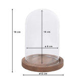 Clayre EEF 6gl1944 Stolp transparent 12x16 cm