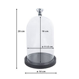 Clayre EEF 6GL2544 STOLP Transparent 14x25 cm