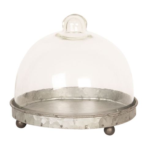 Clayre Eef Stolp 6GL2492 Gray Transparent 16x15 cm