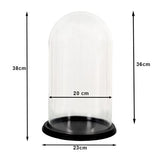 Clayre eef bell jar 6gl3476 transparent 23x38 cm