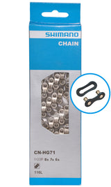 Shimano cn-hg71c 6 7 8-speed chain with quick link
