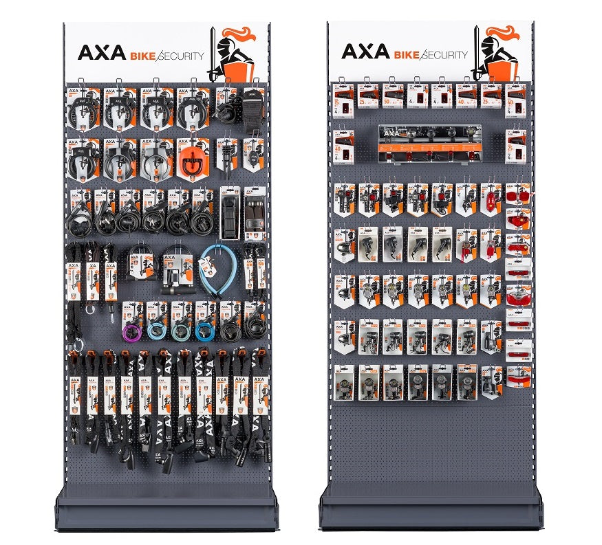 Blocco scaffale axa e illuminazione grande con un combinato di illuminazione e serrature 200x200 cm