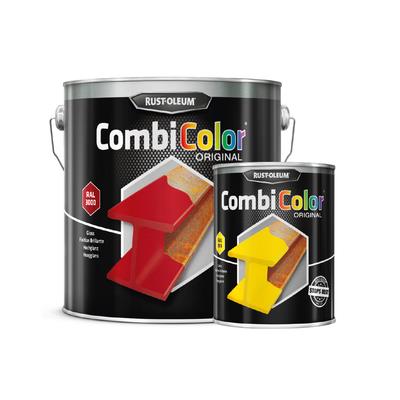 Rust-oleum combicolor metallfärg ral3020 trafikröd 0,75ltr