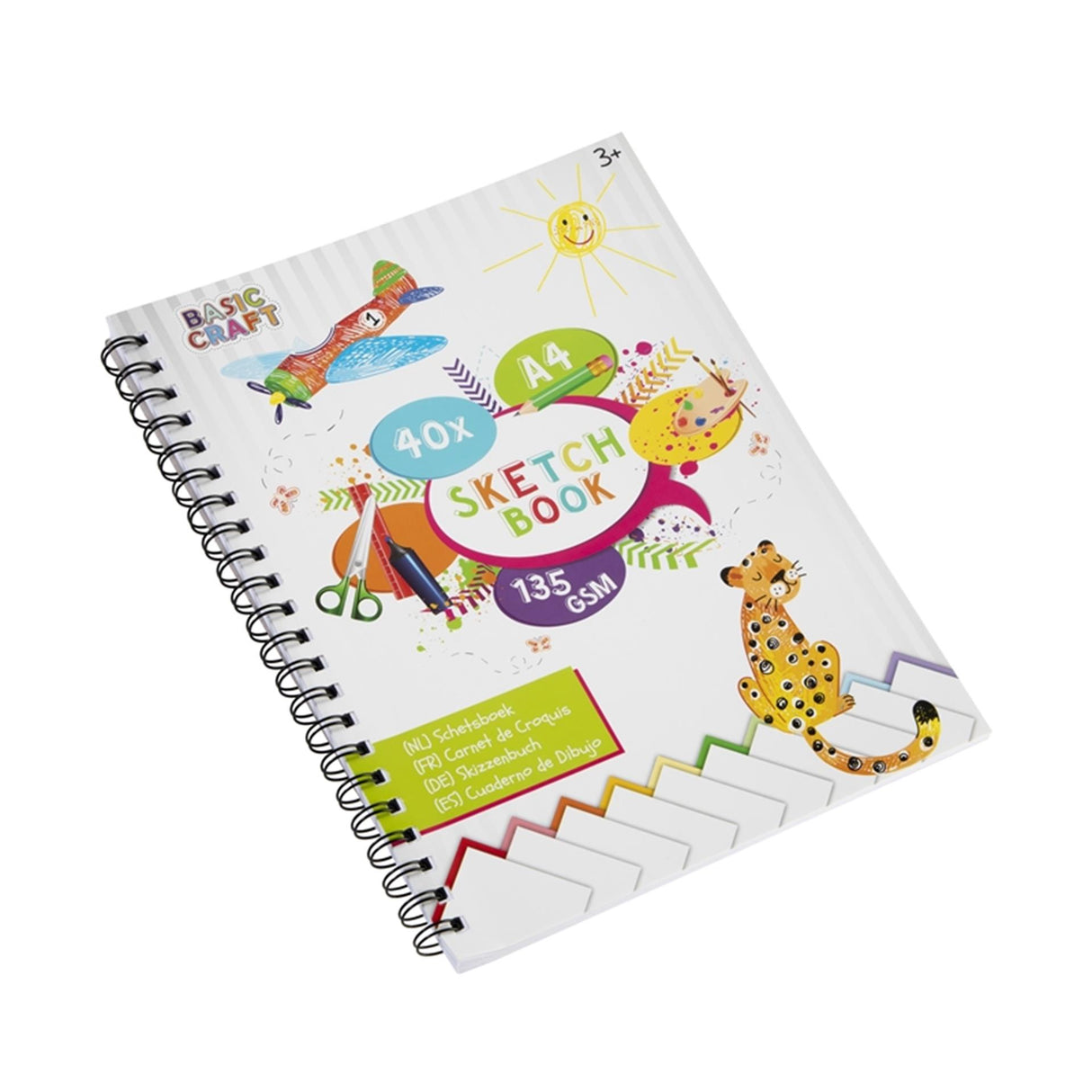 Creative craft group sketchbook a4 40 sheets, 135 gsm