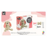 Kit de crochet para grupo de manualidades creativas conejito - incl. aguja e hilo