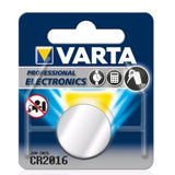 Varta CR2016 Lithium 3V sur carte