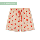 Crabby | beige rode uv zwembroek jongens