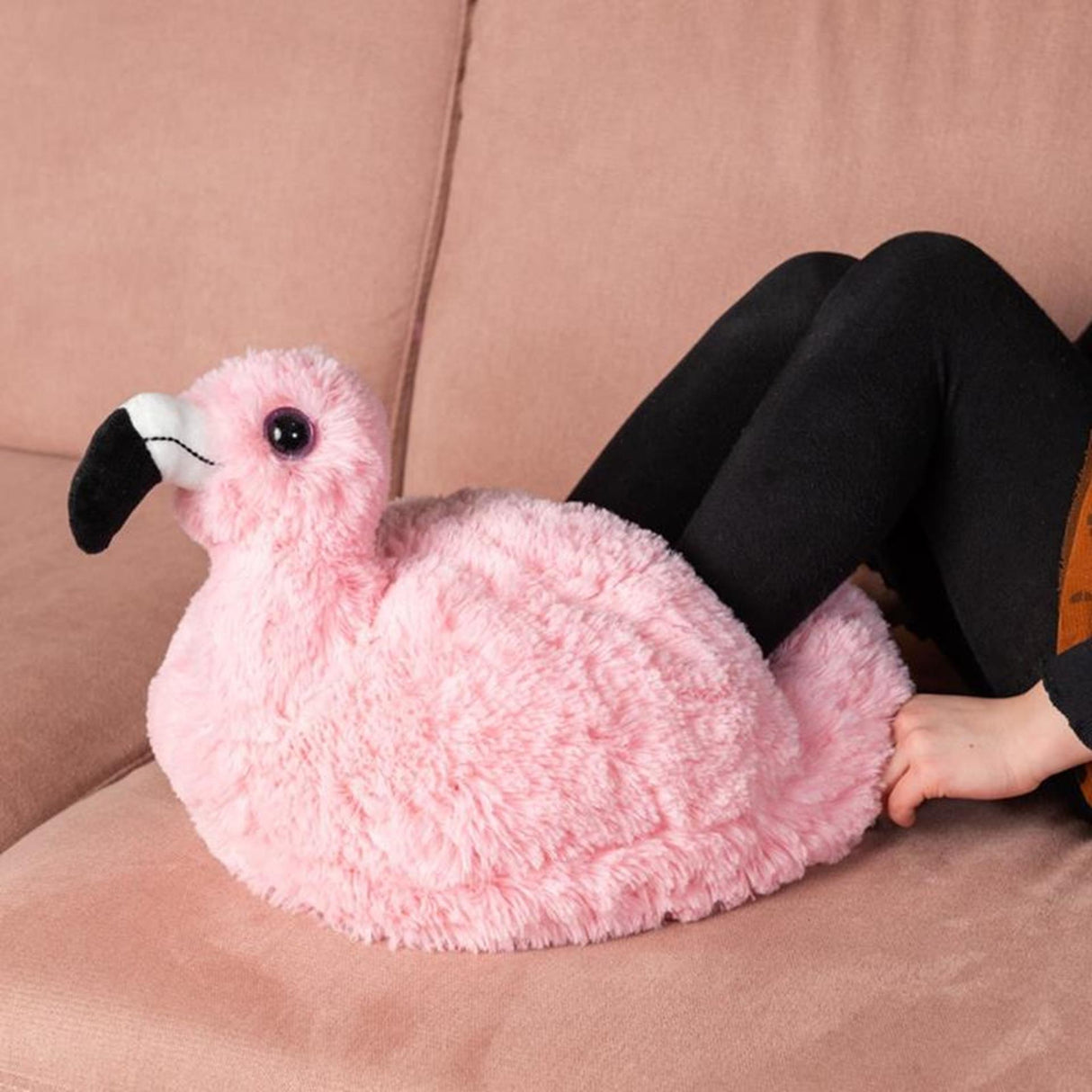 Noxxiez cozy voetenwarmer flamingo