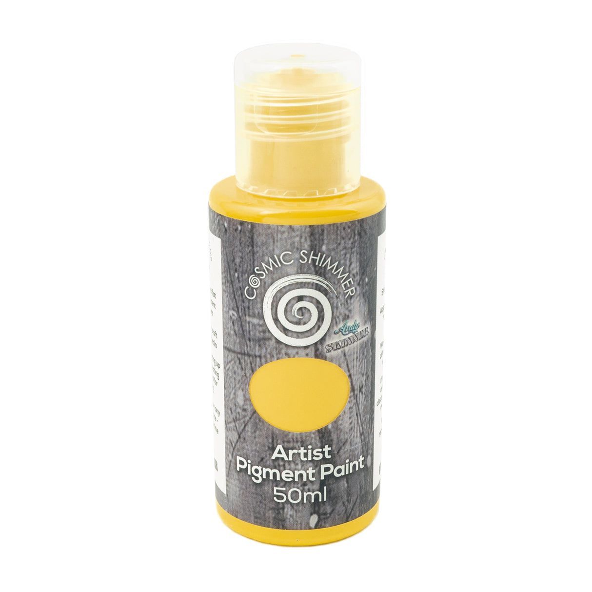 Cosmic shimmer • artist pigment paint by andy skinner primary yellow