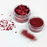 Cosmic shimmer • spangles cherry red set